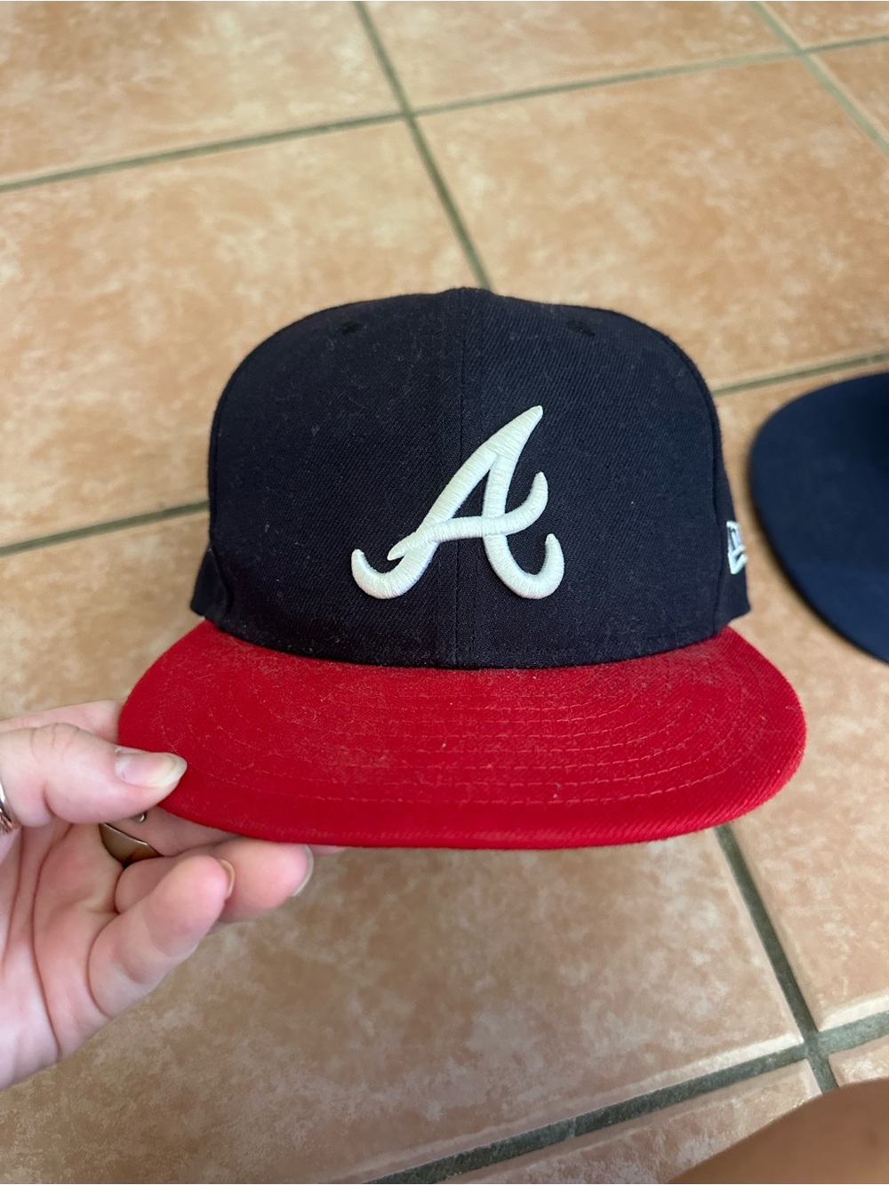 Atlanta braves on field cap